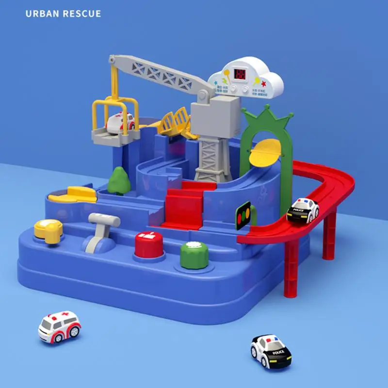 

Small Train Track Car Suit Kids Puzzle Children Intellectual Development Big Adventure Parent-Child Interactive Toy