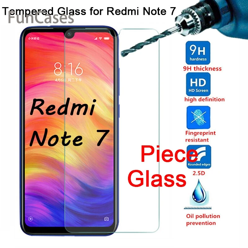 Закаленное стекло для телефона Redmi Note 7 защитная пленка Защита экрана Xiaomi 6 Pro 5A Prime