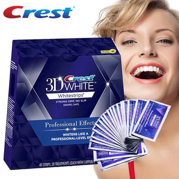 

3D White Teeth Whitening Strips Professional Effects Whitestrips Oral Hygiene Dental Teeth Whitening Strips Smile 10/20 Pouches