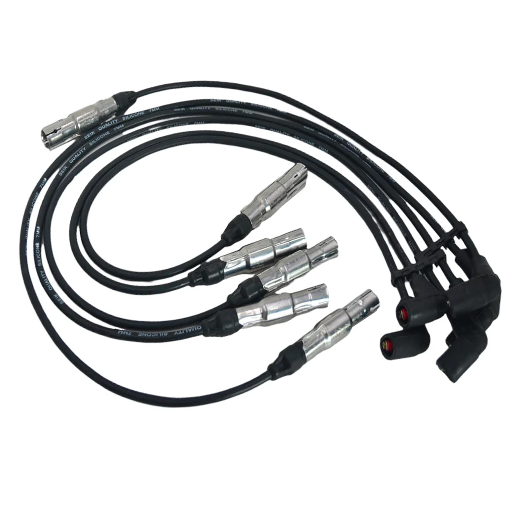 6 x 12v Ignition Spark Plug Wire Kit Fit for Volkswagen Golf 1999-2002 2.8L