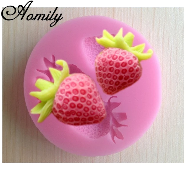 Fondant Cseresznye Ananász Eper Licsi Áfonya Málna Szilikon Formák Torta Csokoládé Penész Esküvői Díszítő Szerszámok - Image 2