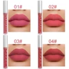 10Pcs/Box Matte Liquid Lipstick + Transparent Clear Lip Oil Lips Makeup Set Waterproof Long-Lasting Nude Velvet Lip Gloss Tint 2