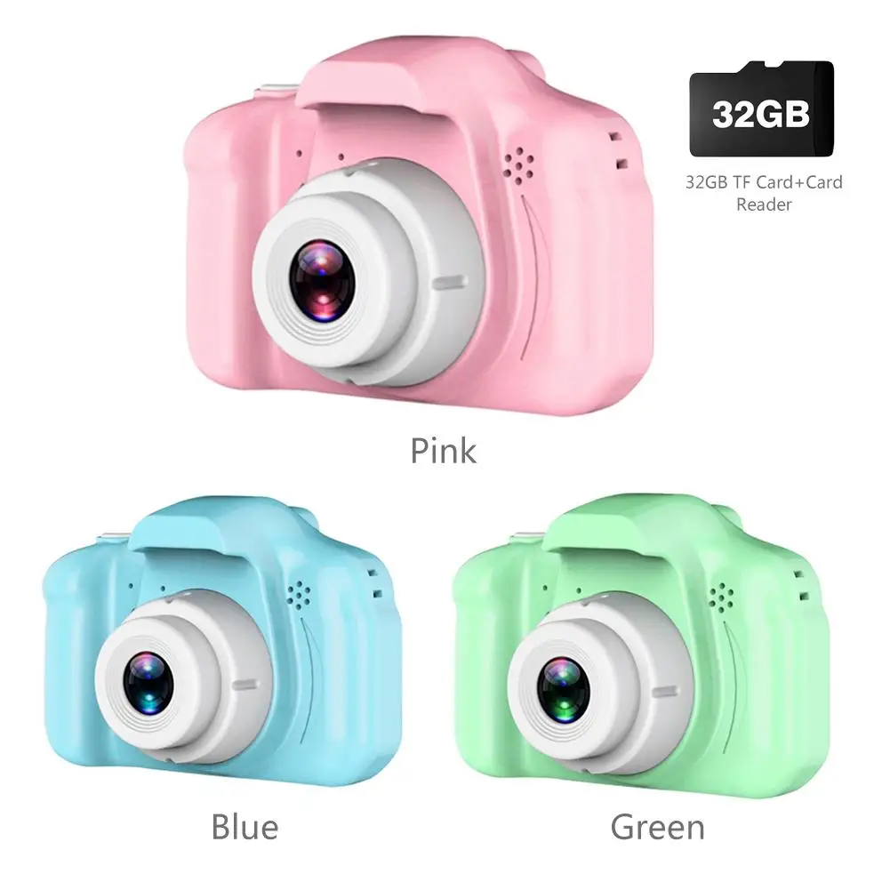 

Children's Camera Waterproof 1080P HD Screen Camera Video Toy 8 Million Pixel Kids Cartoon Cute Camera Birthday New Year Gifts