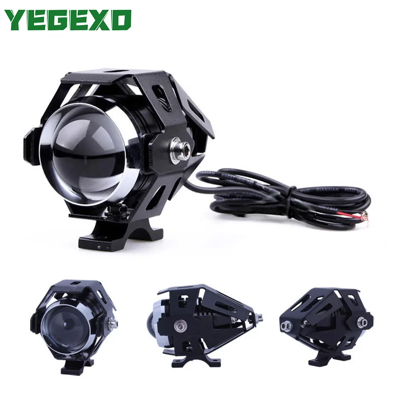 

U5 Motorcycle Headlight LED Farol Moto Accessories For Yamaha fazer 600 Yamaha rYamaha fz8 Suzuki dr 350 Ducati 848