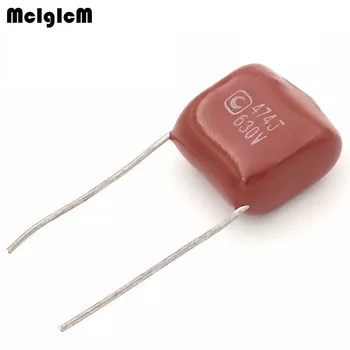 

MCIGICM 10pcs 474 470nF 630V CBB Polypropylene film capacitor pitch 15mm 474 470nF 630V