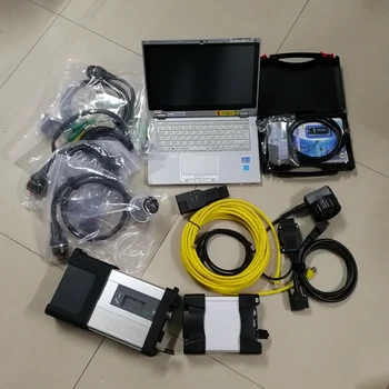 

MB Star C5 SD C5 for Mercedes + Icom Next for BMW + VAS 5054A with OKI Full Chip for A-udi V.W 3 software in CF-AX2 I5 CPU 4G