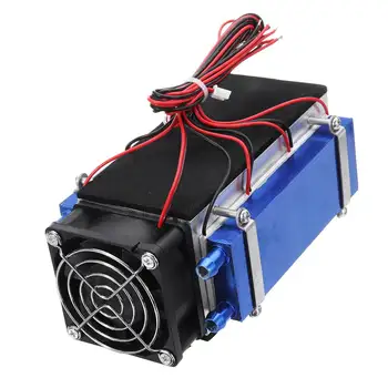 

DIY 12V 420W 6-Chip Semiconductor Refrigeration Cooling Device Thermoelectric Cooler Air Conditioning High Cooling Efficiency