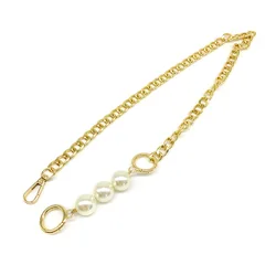 Gold Extension Chain 35/120 Cm Long Metal Chain Shoulder Strap Bag Transform White Pearl Chain Female Bag Single Buy Bag Belt