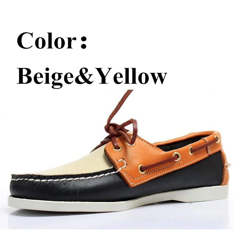 Genuine Leather Men Women Casual Shoes Boat Shoes Docksides Classic Loafers Moccasins Gray Driving Shoes England Flats 2019A037