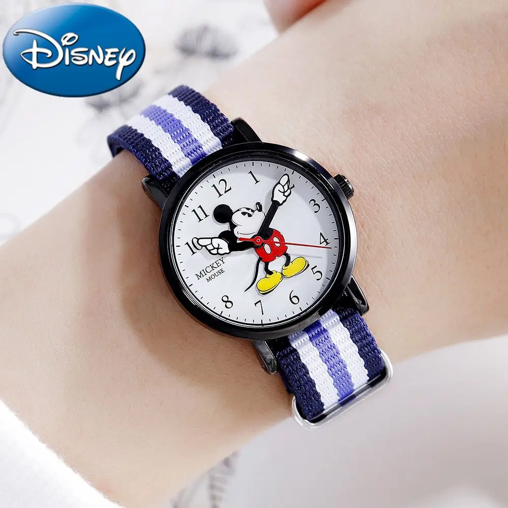 Orologio da polso impermeabile in Nylon al quarzo per bambini Disney  topolino classico cartone animato ragazzo regalo per bambini orologi  rotondi orologio da studente _ - AliExpress Mobile