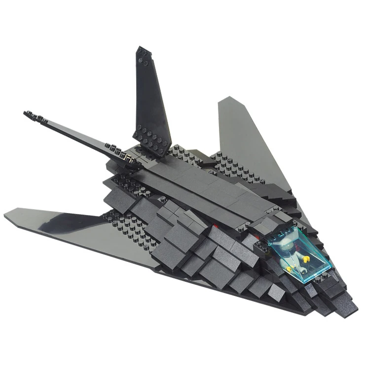 Фигурки конструктора SLUBAN Action & Toy F117 невидимый бомбардировщик s конструктор