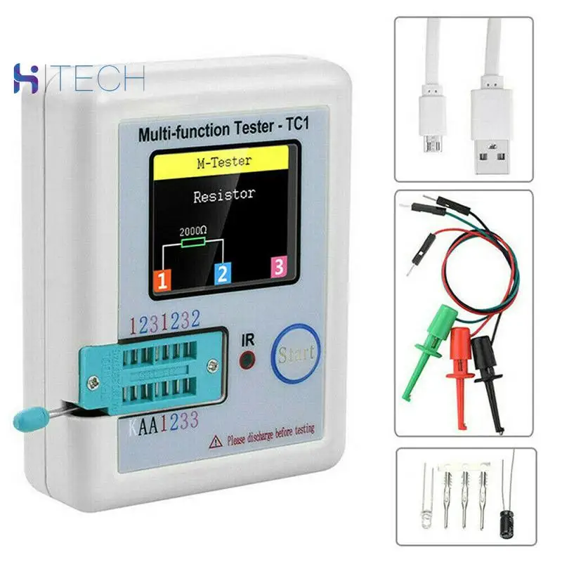 

LCR-TC1 3.5inch Colorful Display Multifunctional TFT Backlight Transistor Tester