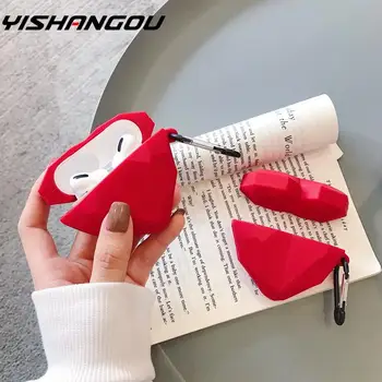 

Earphone Case For AirPods Pro 2nd 1st 3D Cute Heart AirPods Charging Box Protective Soft Silicon Case Cover For AirPods Pro 2 1