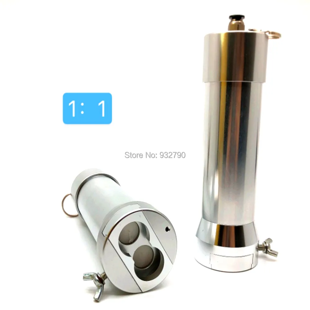 

1:1 50ml Pneumatic Caulking Gun Air AB Glue Gun for 2-Part AB Glue Epoxy Resin Acrylic Adhesive Silicone Sealant