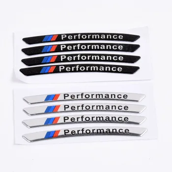 

4x Car Decal Sticker Wheels Rims Racing Car Sticker Performance For BMW e46 e90 e60 e39 f10 f30 e36 f20 X1 X3 X5 etc