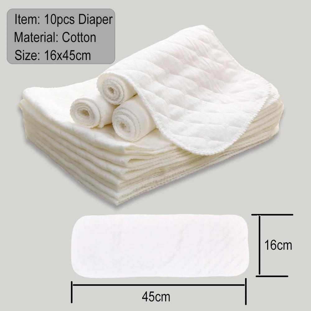 Детский спальный мешок, спальный мешок для коляски, многофункциональный спальный мешок для новорожденных мальчиков и девочек, Пеленальное Одеяло для малышей slaapzak - Цвет: 10 pcs cotton diaper