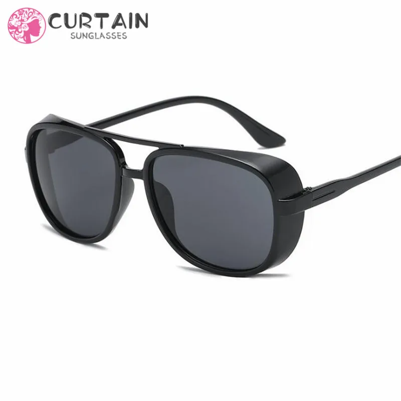 

Steampunk Sunglasses Men Women Vintage Driving Eyewear Anti-UV Square Retro Shades Glasses Female Male Windproof Goggles Oculos