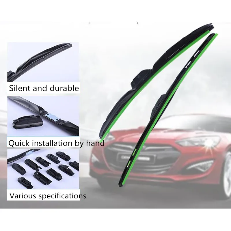 

1Piece 14-26inch High Quality Multifunction Car Front Wiper Blade Universal Durable Windscreen Wiper For Auto Wiper Accessories