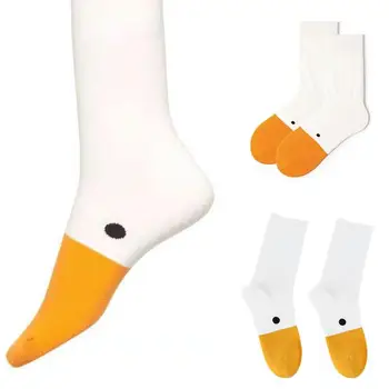 

Creative Goose Head Socks Cute Sport Women Girl Cotton Socks Happy Sock Christmas Holiday Gifts Suitable for EU Size 36-42