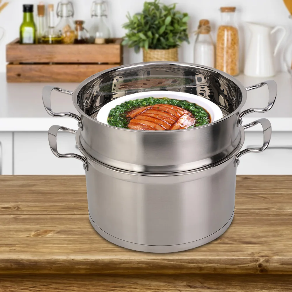 3Layer Stainless Steel Cooking Steamer