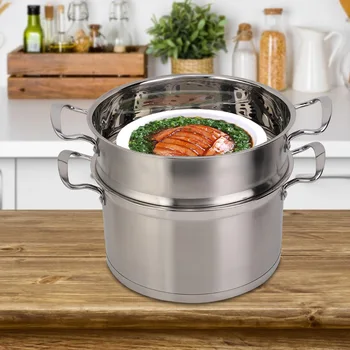 3Layer Stainless Steel Cooking Steamer