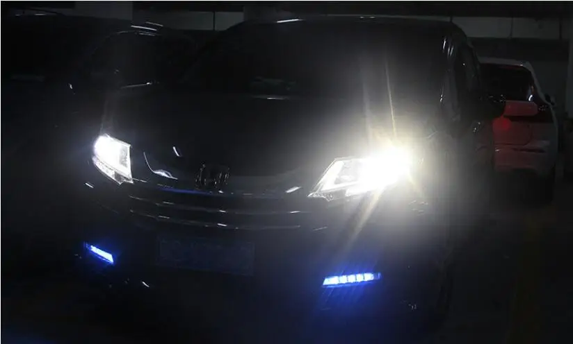 Год для Honda Odyssey дневной свет Автомобильные аксессуары светодиодный DRL фары для Odyssey противотуманные фары
