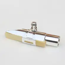 MFC профессиональный тенор сопрано альт саксофон металлический мундштук посеребренный мундштук саксофон Размер 56789