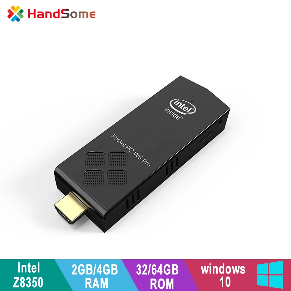 

Mini PC Windows10 Intel Quad-Core Z8350 Processor RAM 2G HDMI1.4 Linux 4K UHD Wifi Bluetooth Mini Desktop Nettop Computer
