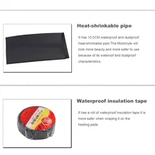 Водонепроницаемый руль с подогревом ручки Пылезащитный 10 Вт вставки руки Универсальный