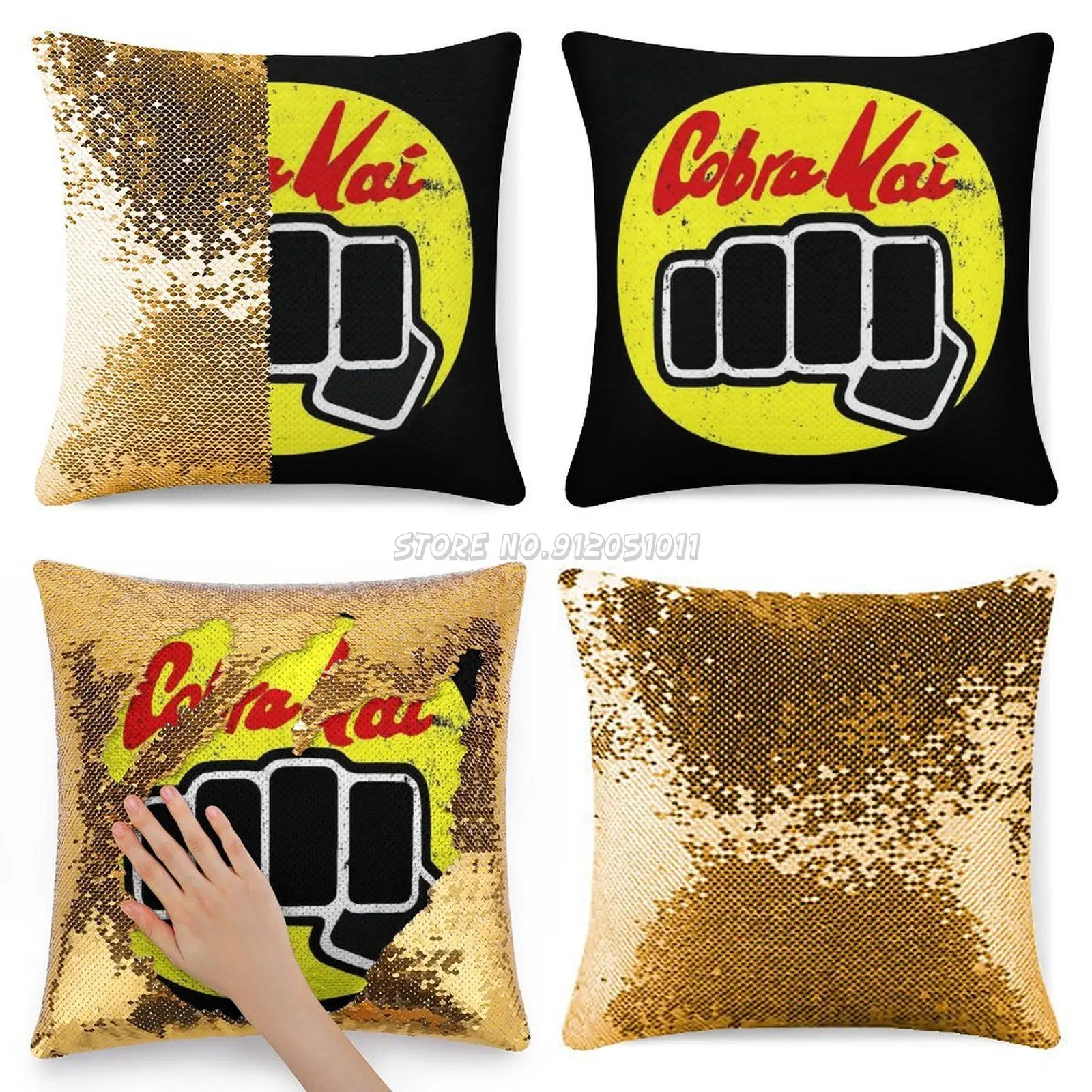 Винтажный чехол с блестками и кулаком блестящий для подушки детства украшение