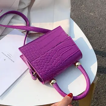 

Mini Stone Pattern Totes For Women 2020 New Quality Crossbody Shoulder Messenger Handbags Lady Travel Cross Body Bag Purses