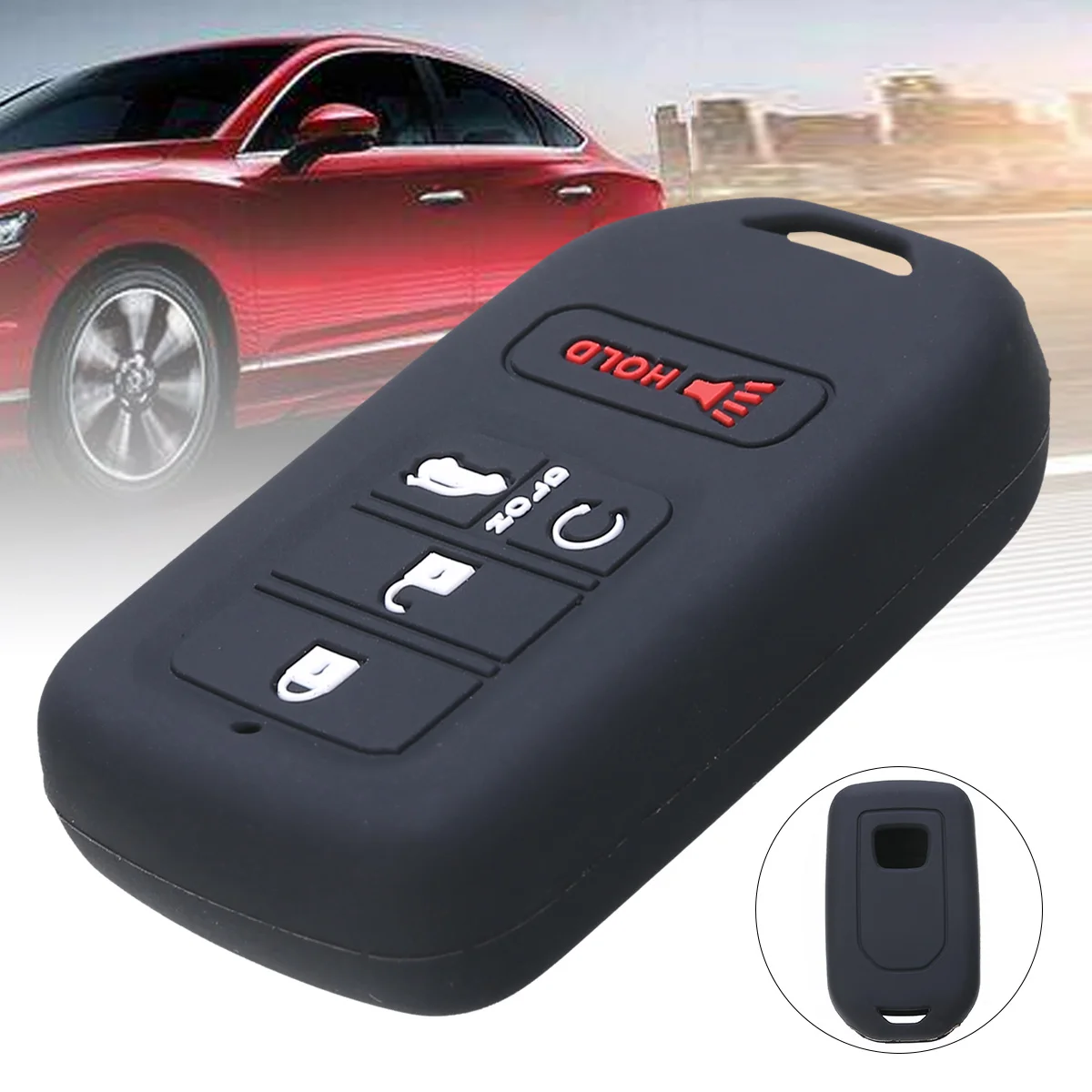 

Dedicated Replacement Auto Cay Key Protector 5 Button Silicone Key Case Cover For Honda Civic Accord CR-V Pilot HR-V 2019