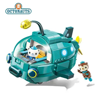 

Octonauts building block toy lantern fish submarine set enlightenment children DIY toy child small particle building block toy