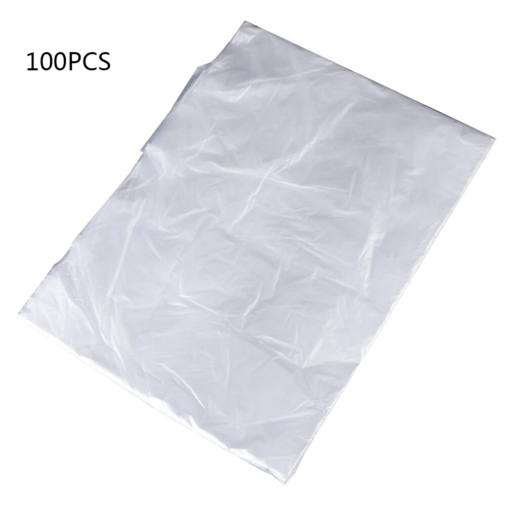100PCS Disposable Hair Cutting Capes Hairdressing Home Dyeing Waterproof Shawl Barber Apron Supplies | Красота и здоровье