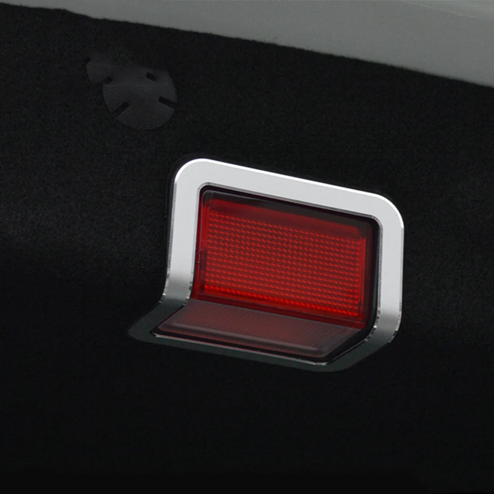 Car Tail Trunk Warning Light Frame Door Lamp Decoration Cover Stickers For Mercedes Benz GLK CLS ML GL GLC C E Class W205 W213