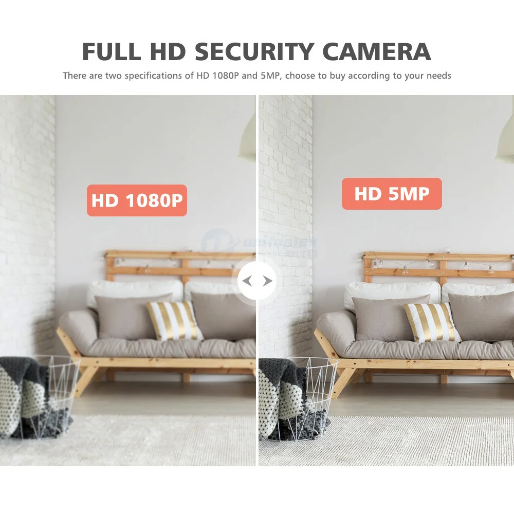 Wi Fi IP камера 1080P 5MP PIR стиль Крытый TF слот проводная и беспроводная Onvif с невидимым