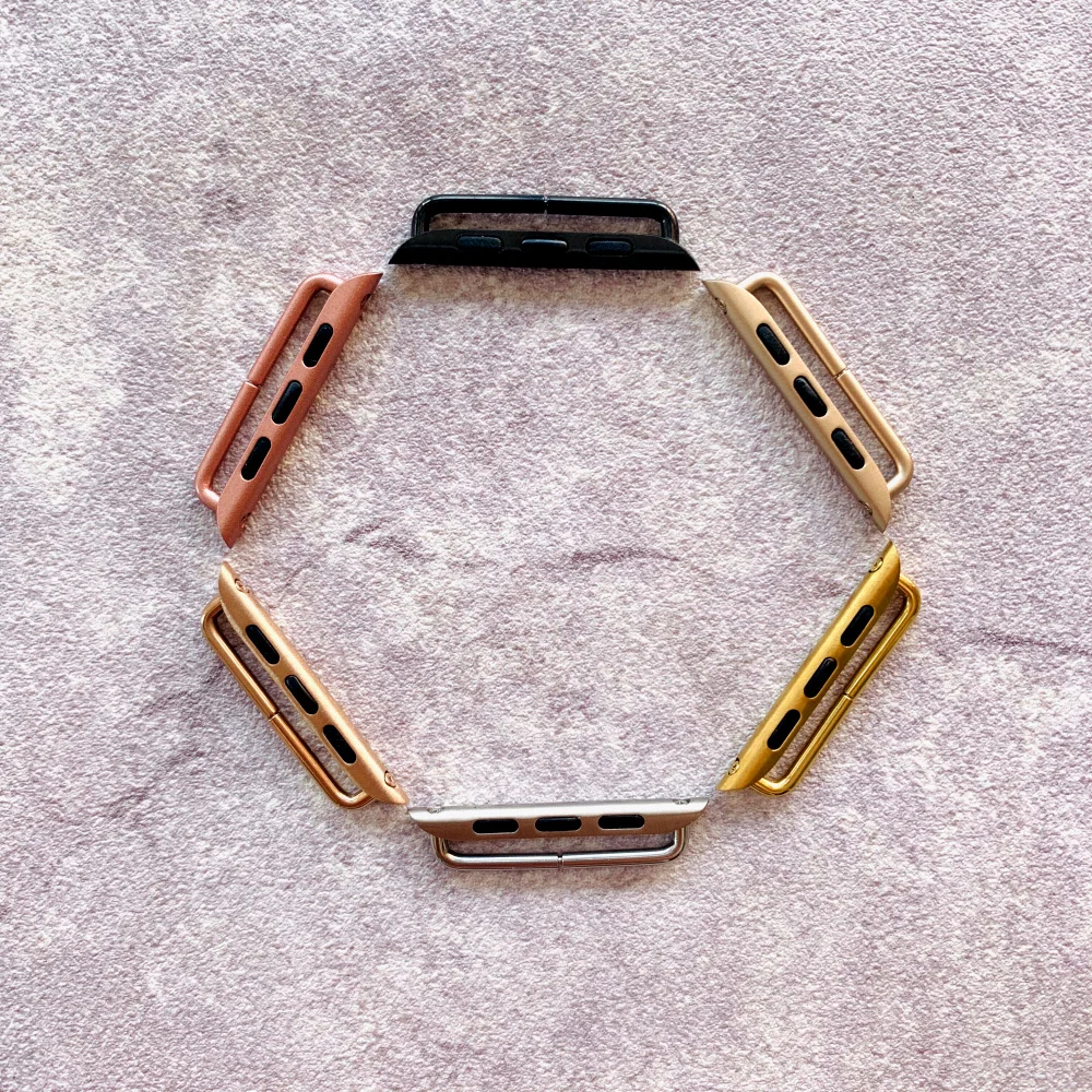 10 шт. разъем из нержавеющей стали Замена Адаптера ремешок 1:1 для Apple Watch адаптер 38