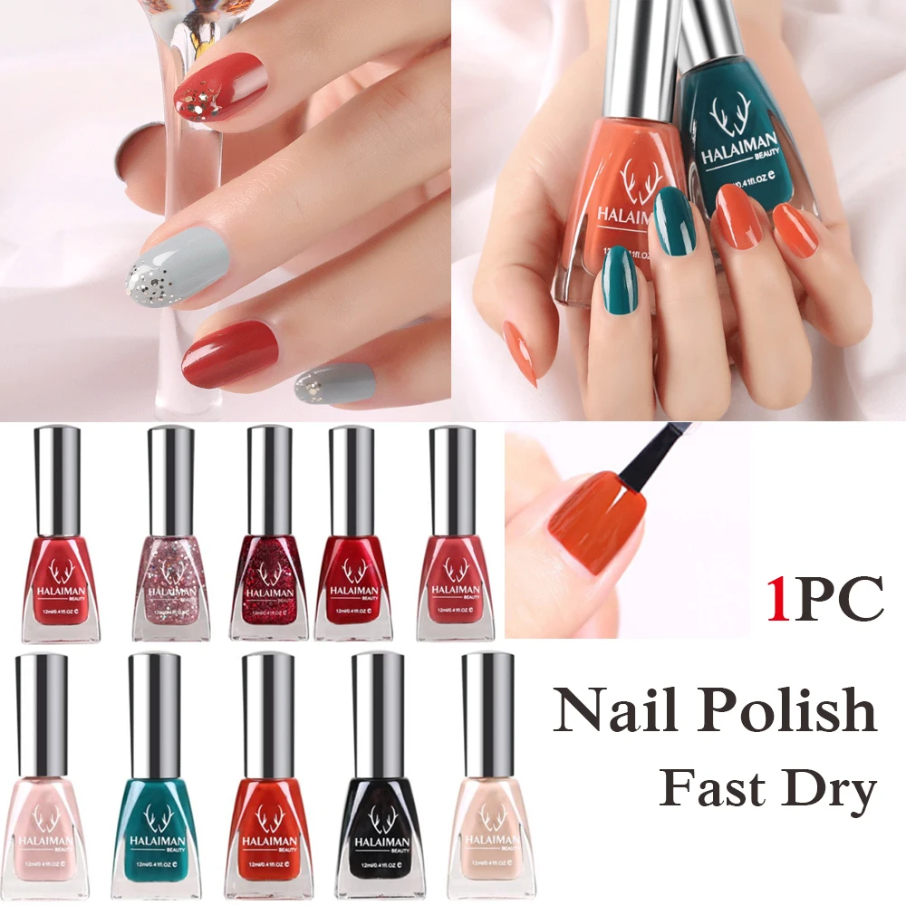 Newest12ML лак для ногтей Morandi цвет Быстросохнущий долговечный DIY блеск лак для ногтей замачиваемый Маникюр Блестящий лак для ногтей гель