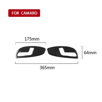 

Adjustment Panel Trim For Chevrolet Camaro 2017-2019 Black Stickers Carbon Fiber Interior Seat