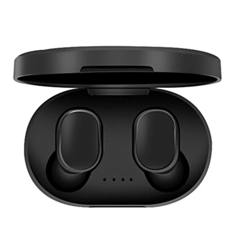 A6S Mini TWS Twins True Wireless In Ear BT5 0 Stereo Earphones Earbuds Sports Headsets with Mic 280MAh Auto Charging Box Black 