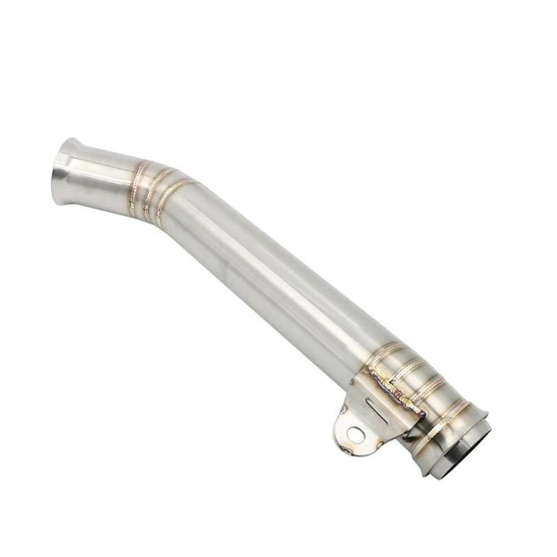 

Motorcycle Exhaust Escape Modified Motorcycle Titanium Alloy Exhaust Connect Middle Link Pipe for DUKE 690