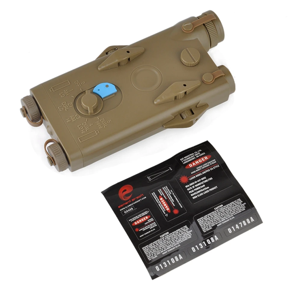 Softair Tactical AN PEQ-2 Battery Case Red laser Ver for 20mm Rails No Function Red laser Ver ANPEQ-2 Battery Case WEX426