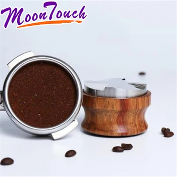 

Espresso machine solid wood tamper-resistant stainless steel accessories bottomless filter holder Portafilter E61 Nuova 58MM