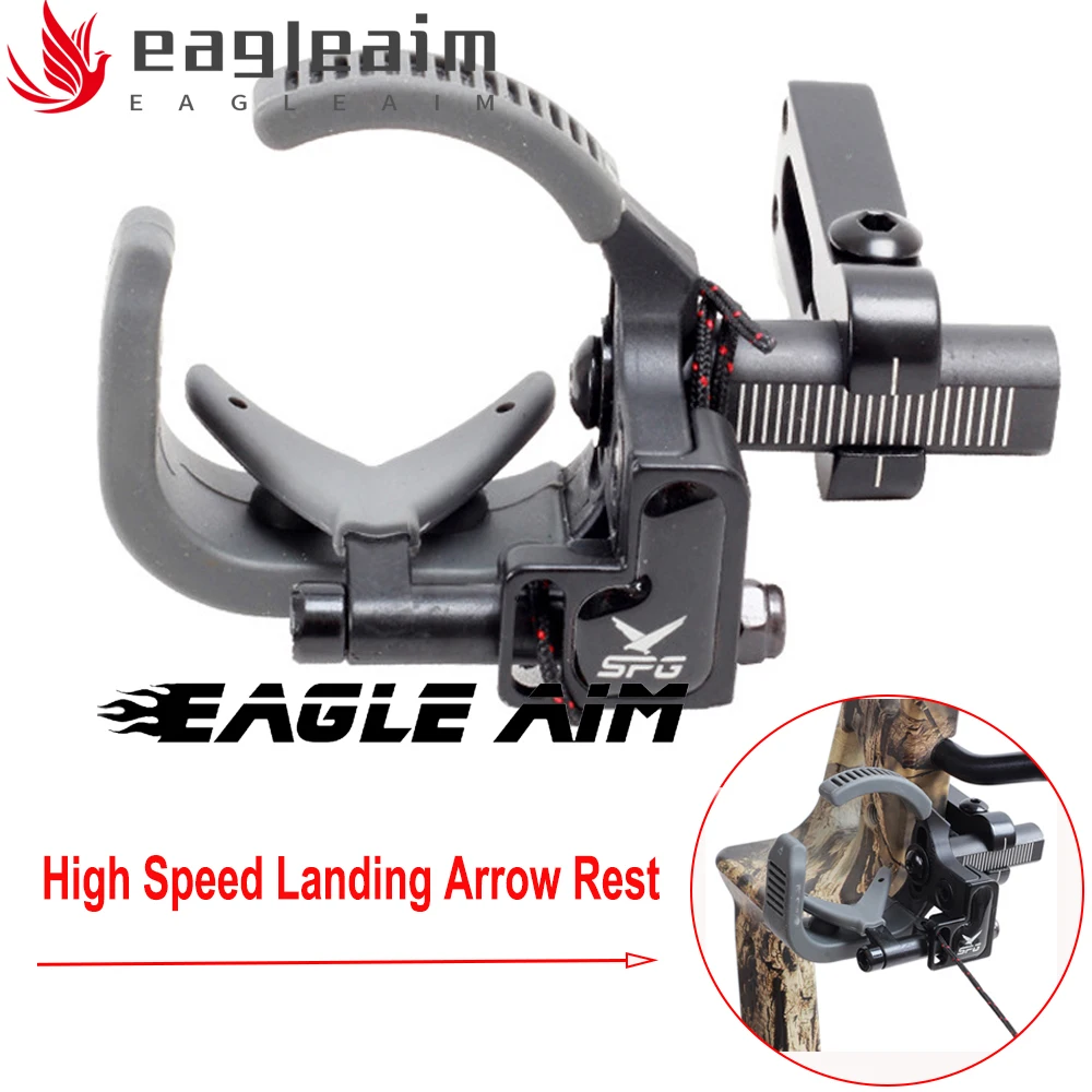 

Right left handed Archery Triangle Drop Away High Speed Landing Arrow Rest Down Draft Cable Driven Compound Bow Arrow Rest