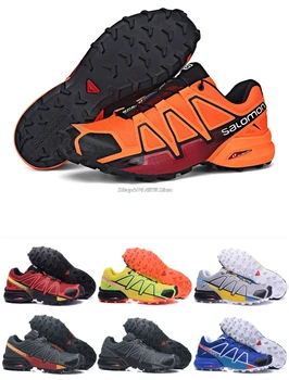 

Salomon-Zapatillas deportivas de corte medio para encaje de lona