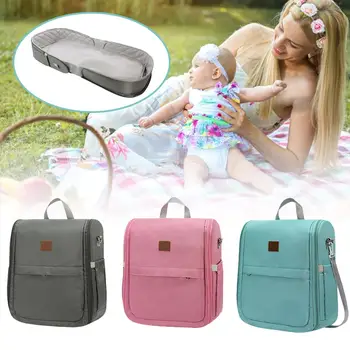

Portable Foldable Baby Bed Mummy Bag Large Capacity Baby Lounger Travel Infant Cot Newborn Changing Station Seat