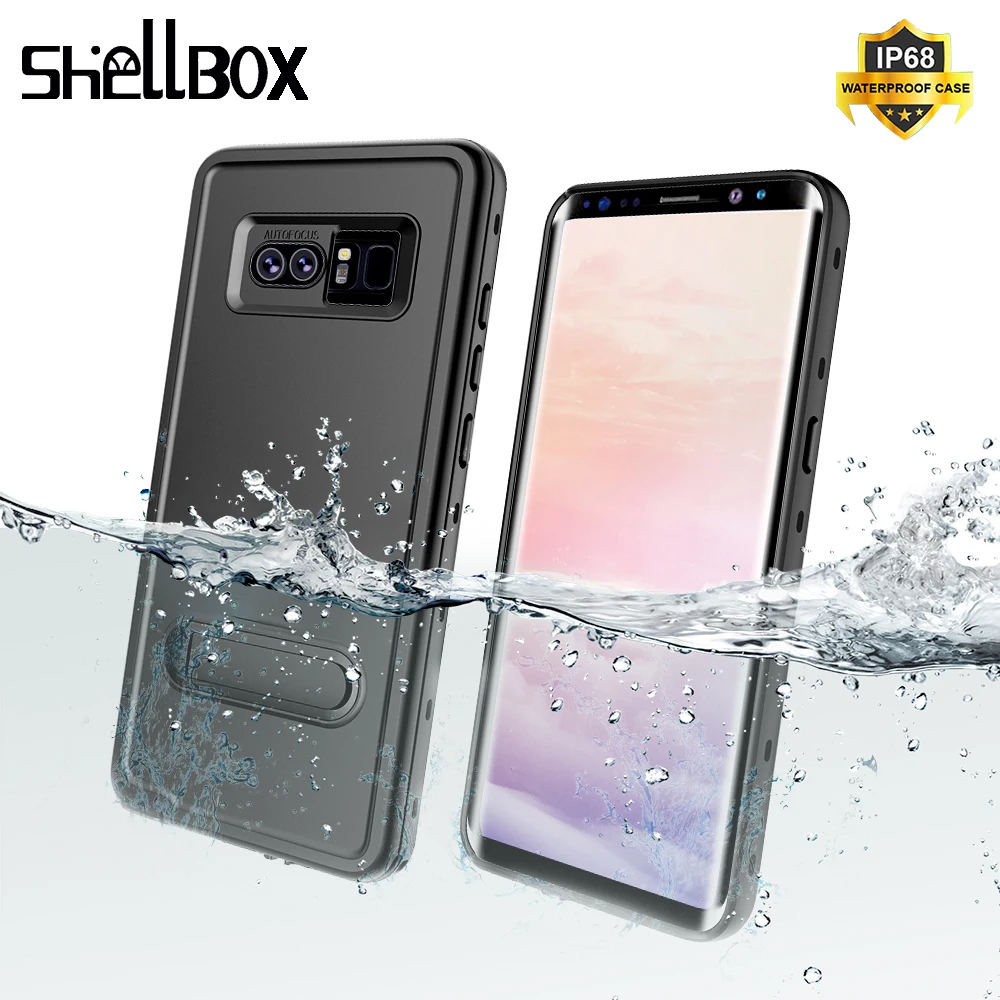 SHELLBOX IP68 Водонепроницаемый чехол для Samsung Note 8 серия DOT Защита ПК противоударный