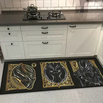 

Marvel Comic Black Panther Floor Rug Carpet Kitchen Non-slip Mat