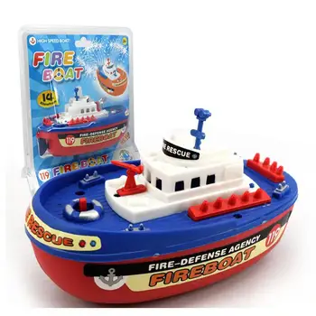 

Kuulee Children Mini Electric Speed Boat Navigation Model Waterproof Boat Toy Christmas Gift