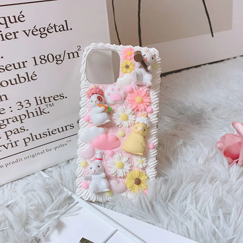 Kawaii Decoden Phone Case for Galaxy, Iphone, Lg, Oppo, Oneplus